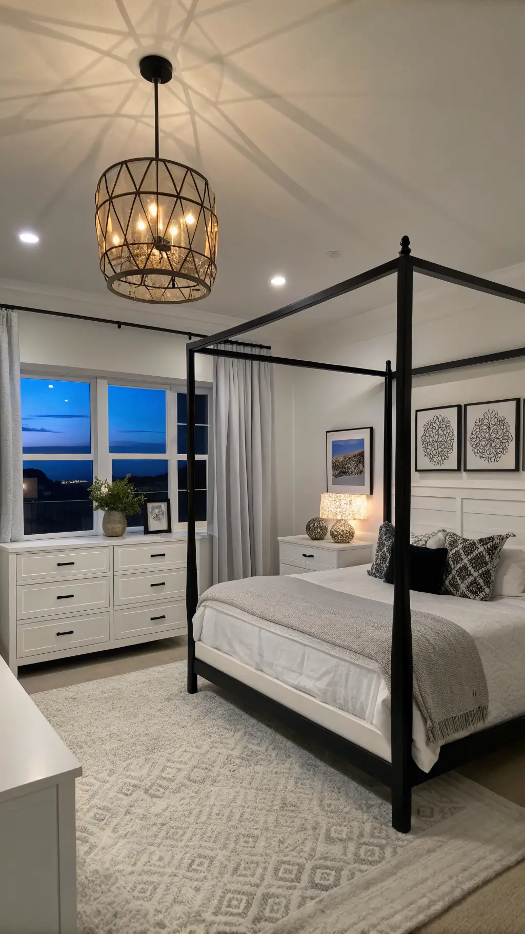Creating a Stunning Black and White Apartment Bedroom: A Modern Design Guide