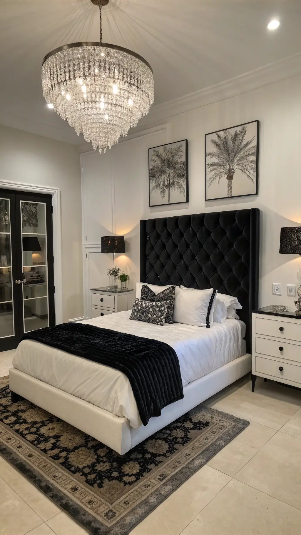 Creating a Stunning Black and White Apartment Bedroom: A Modern Design Guide
