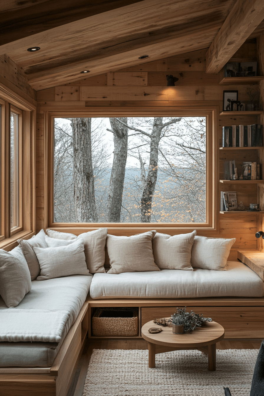 29 Little Cabin Living Room Ideas That Turn Your Space Into a Getaway