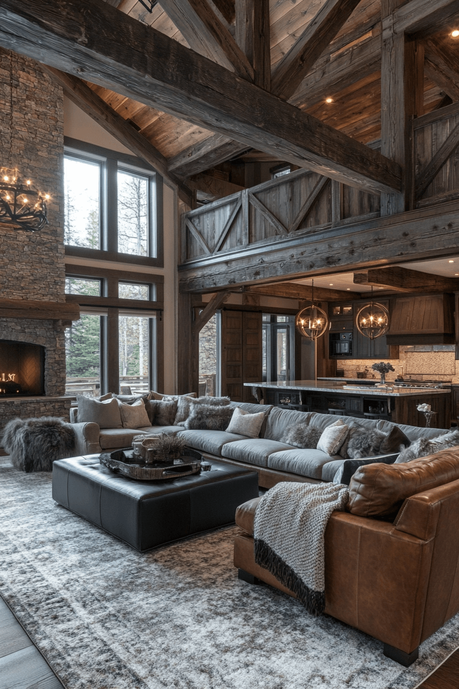 29 Little Cabin Living Room Ideas That Turn Your Space Into a Getaway