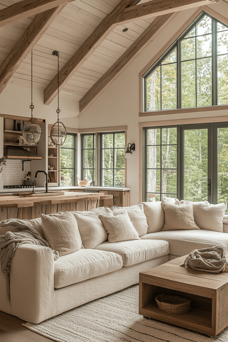 29 Little Cabin Living Room Ideas That Turn Your Space Into a Getaway