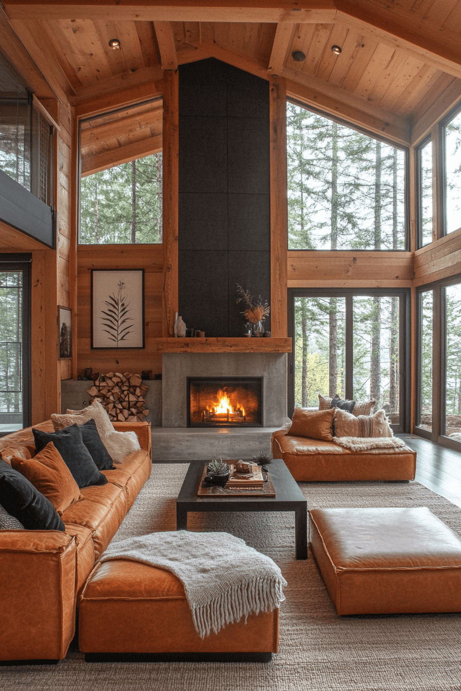 29 Little Cabin Living Room Ideas That Turn Your Space Into a Getaway