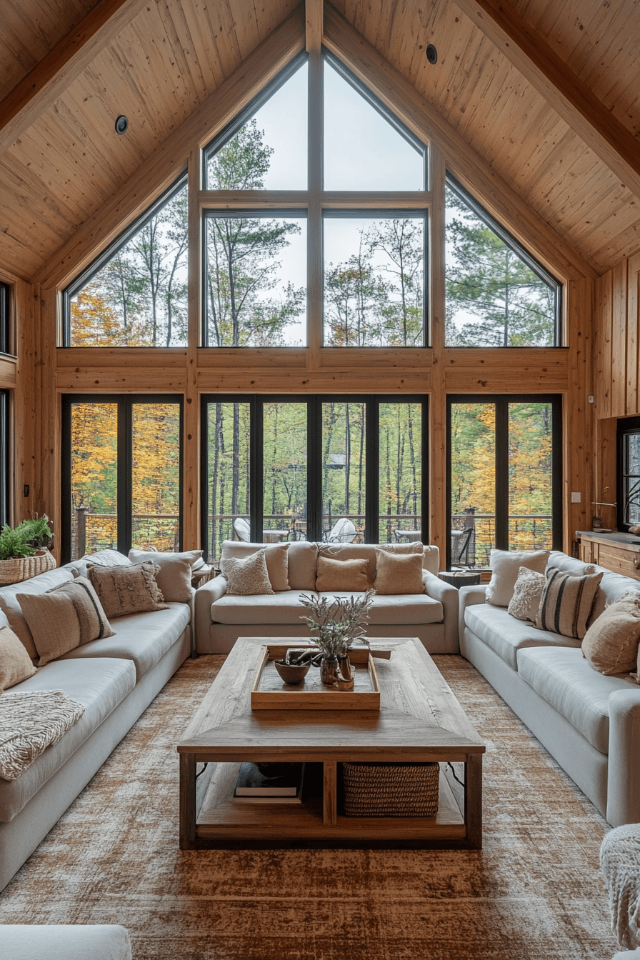 29 Little Cabin Living Room Ideas That Turn Your Space Into a Getaway