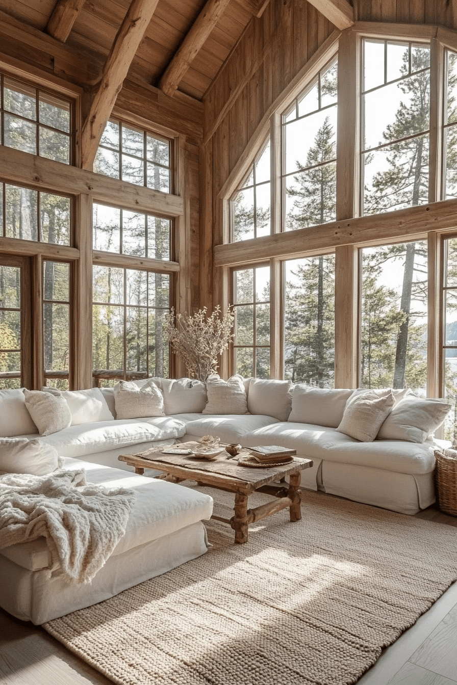 29 Little Cabin Living Room Ideas That Turn Your Space Into a Getaway