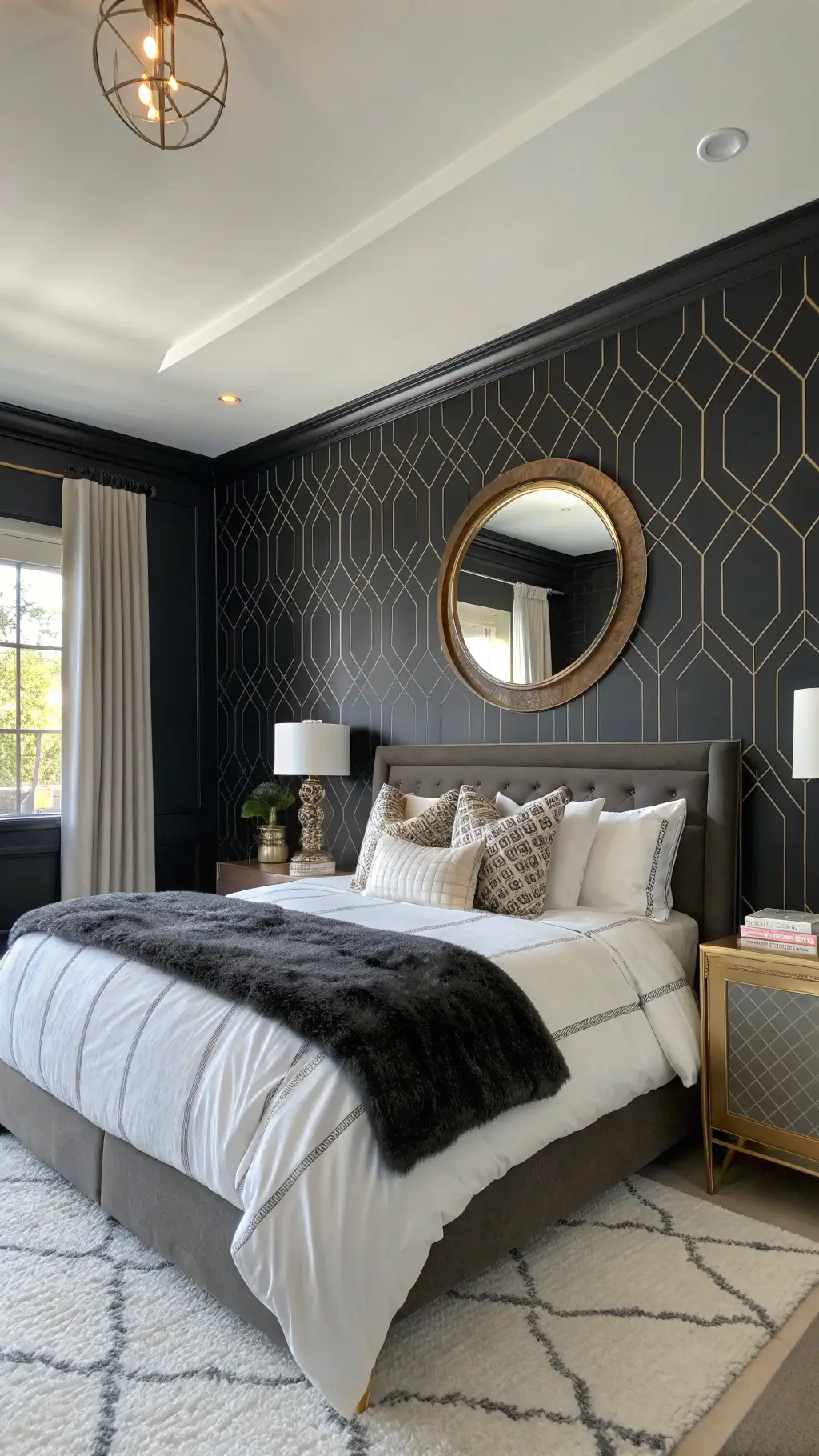 Modern Black and White Bedroom Makeover: A DIY Guide to Chic Monochrome Style