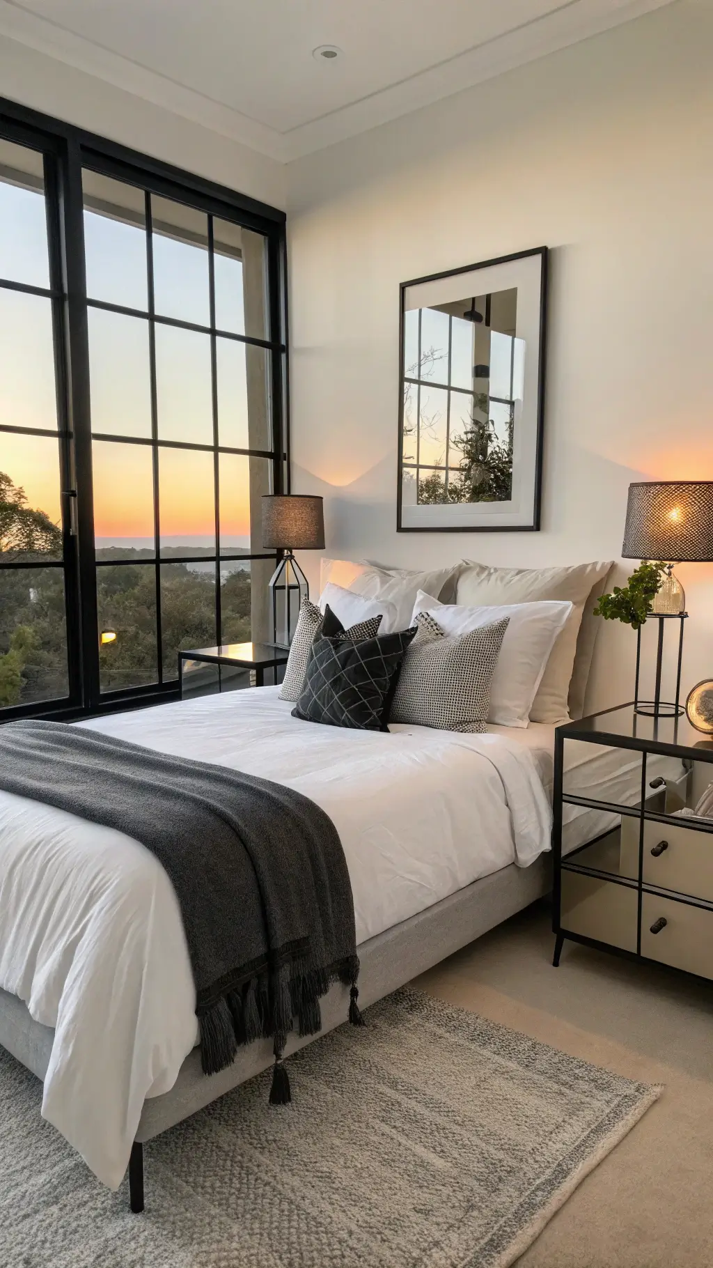 Modern Black and White Bedroom Makeover: A DIY Guide to Chic Monochrome Style