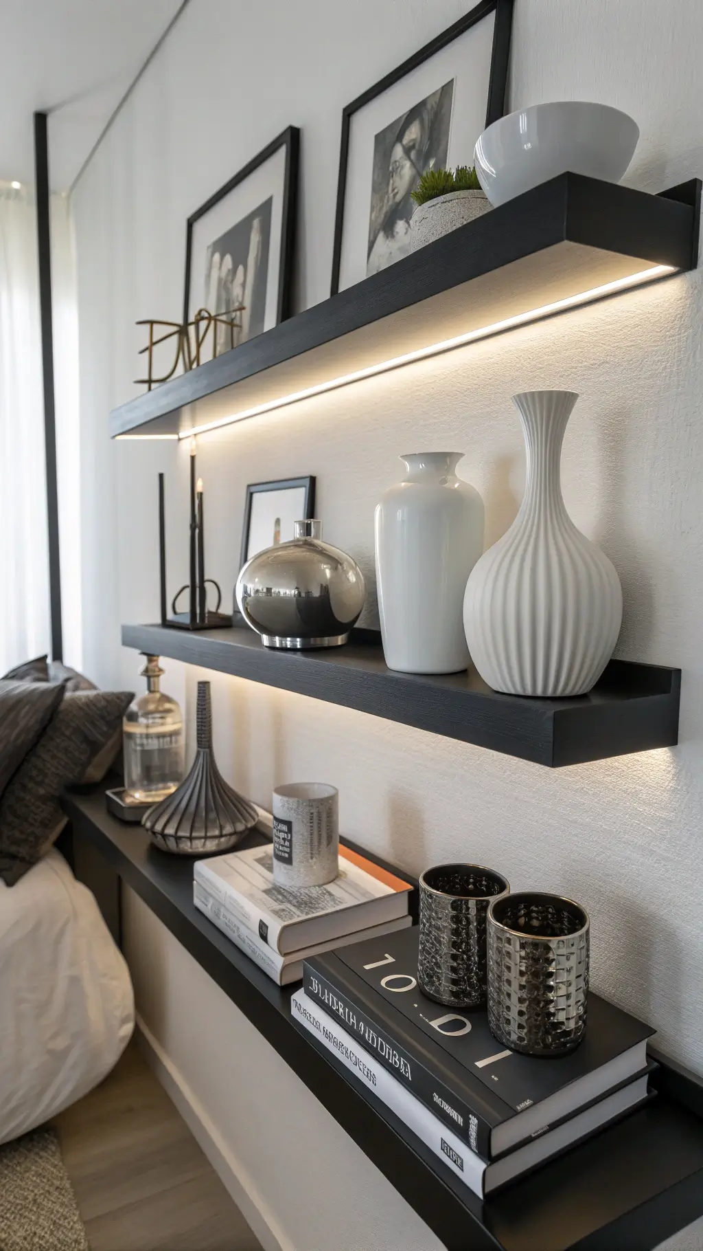 Modern Black and White Bedroom Makeover: A DIY Guide to Chic Monochrome Style