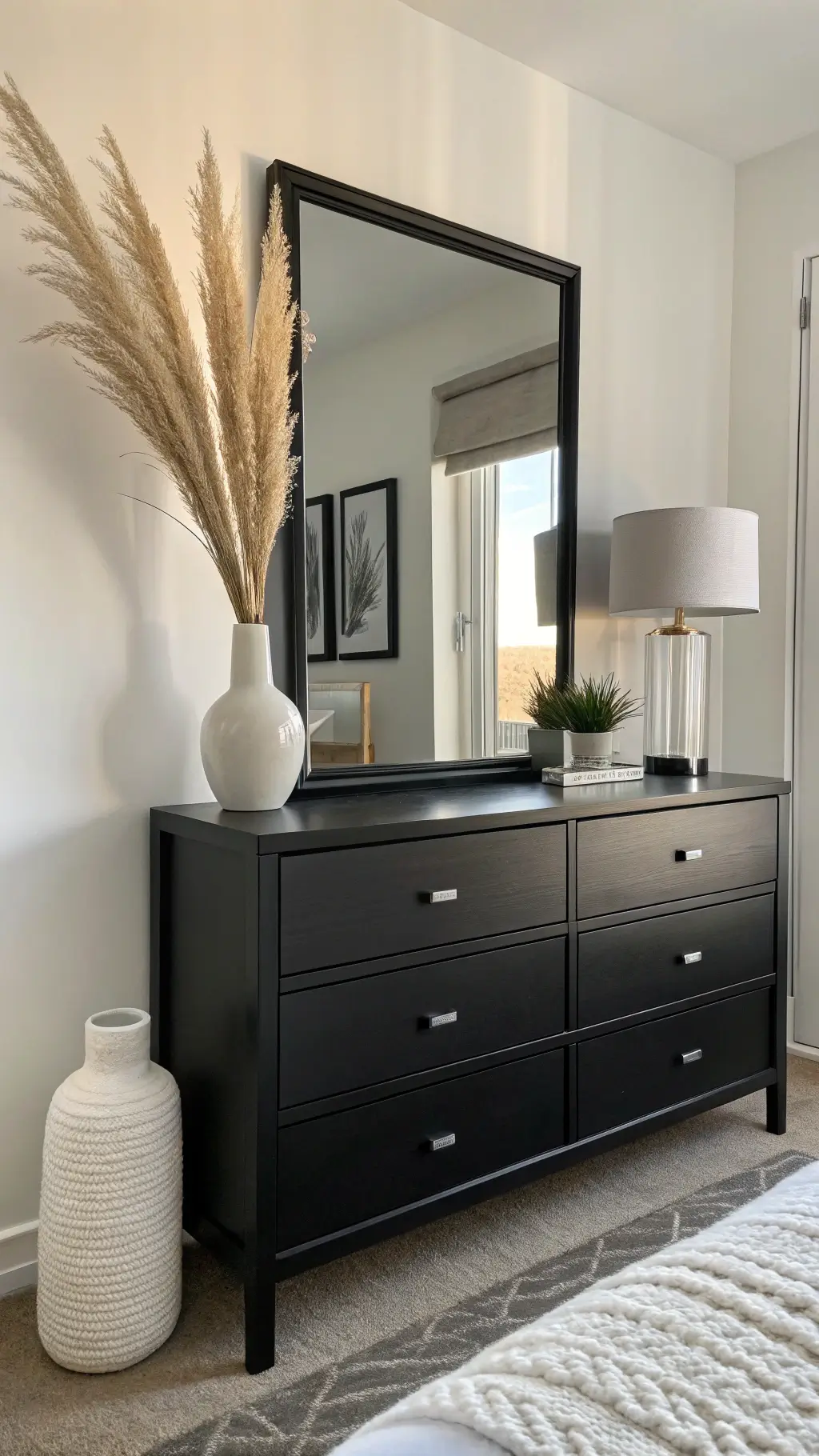 Modern Black and White Bedroom Makeover: A DIY Guide to Chic Monochrome Style