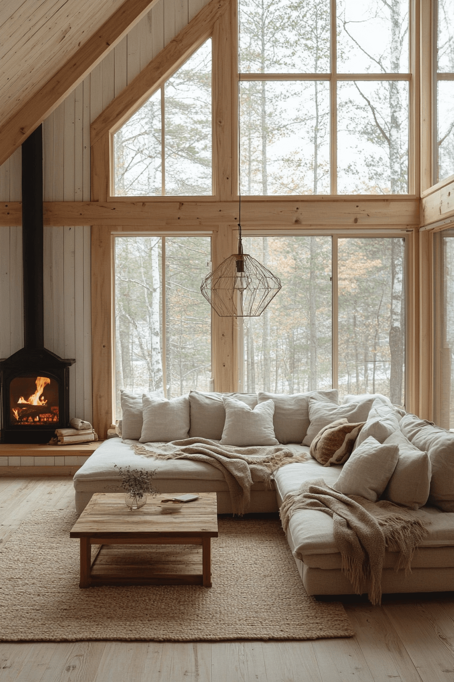 29 Little Cabin Living Room Ideas That Turn Your Space Into a Getaway
