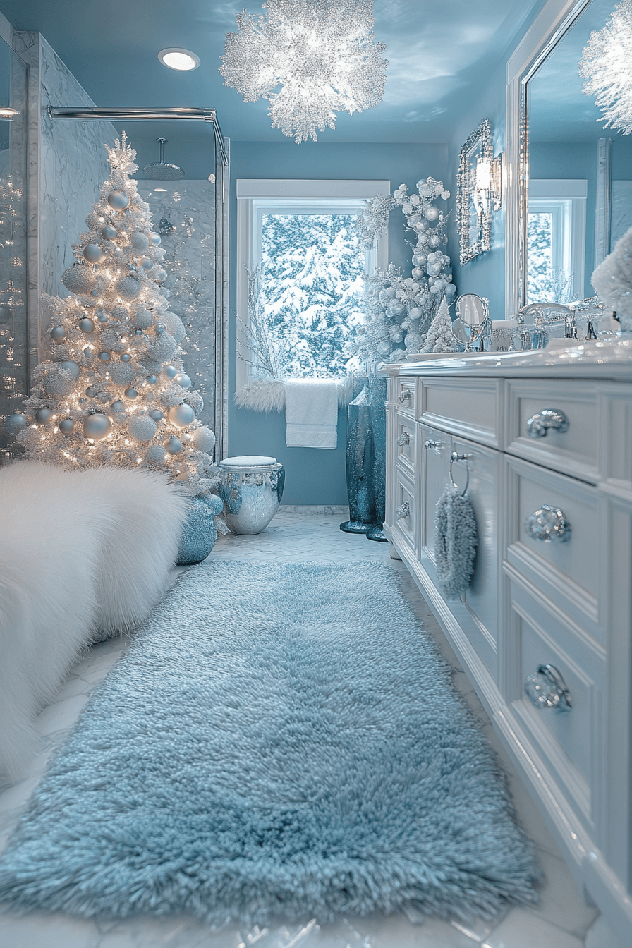 25 Christmas Bathroom Decor Inspirations for a Bright Seasonal Glow