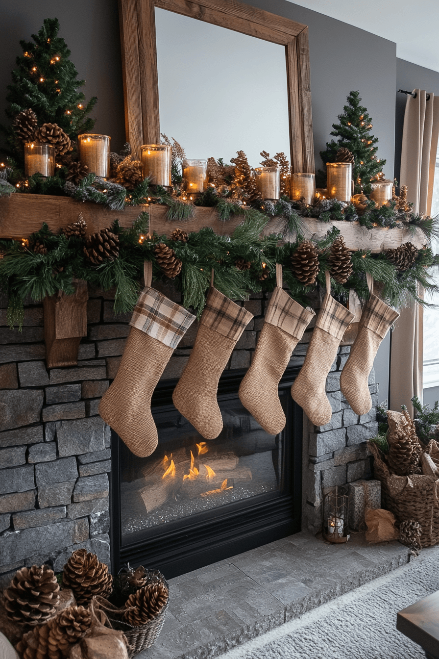 25 Christmas Mantel Decor Themes for a Stunning Seasonal Display