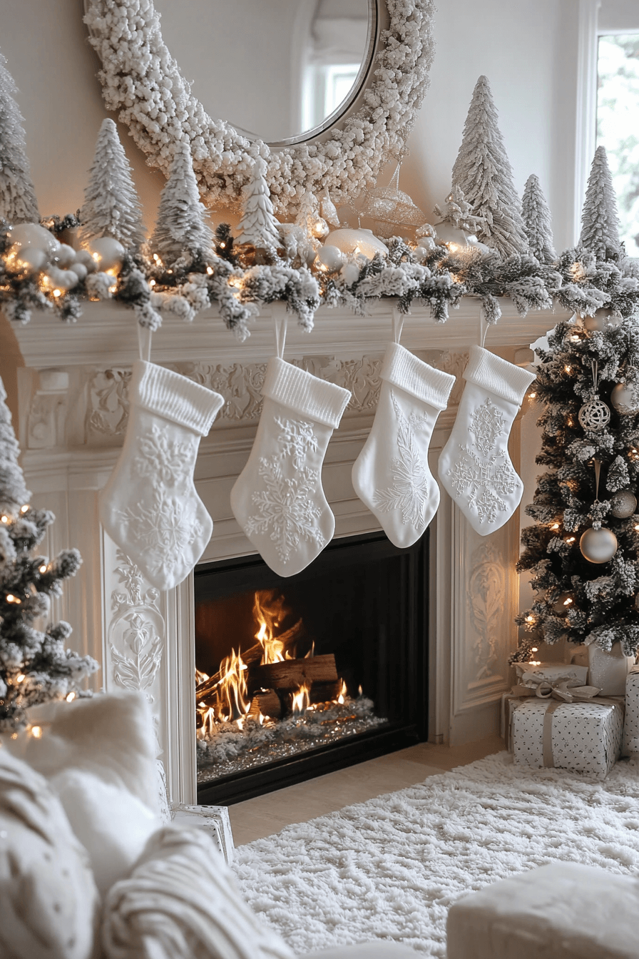 25 Christmas Fireplace Decor Inspirations for a Merry Winter Scene