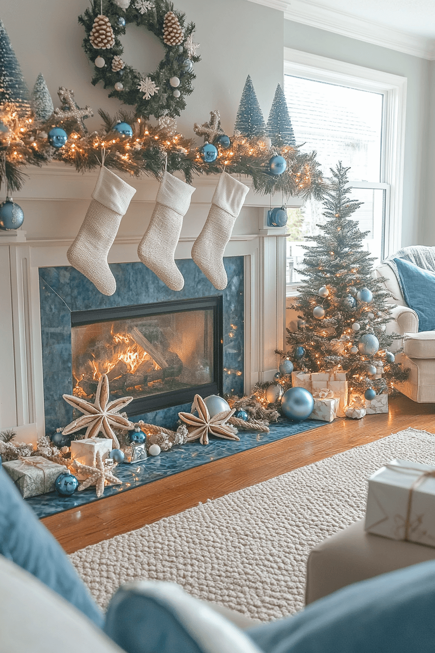 25 Fireplace Christmas Decorations That Add Cheer to Every Night