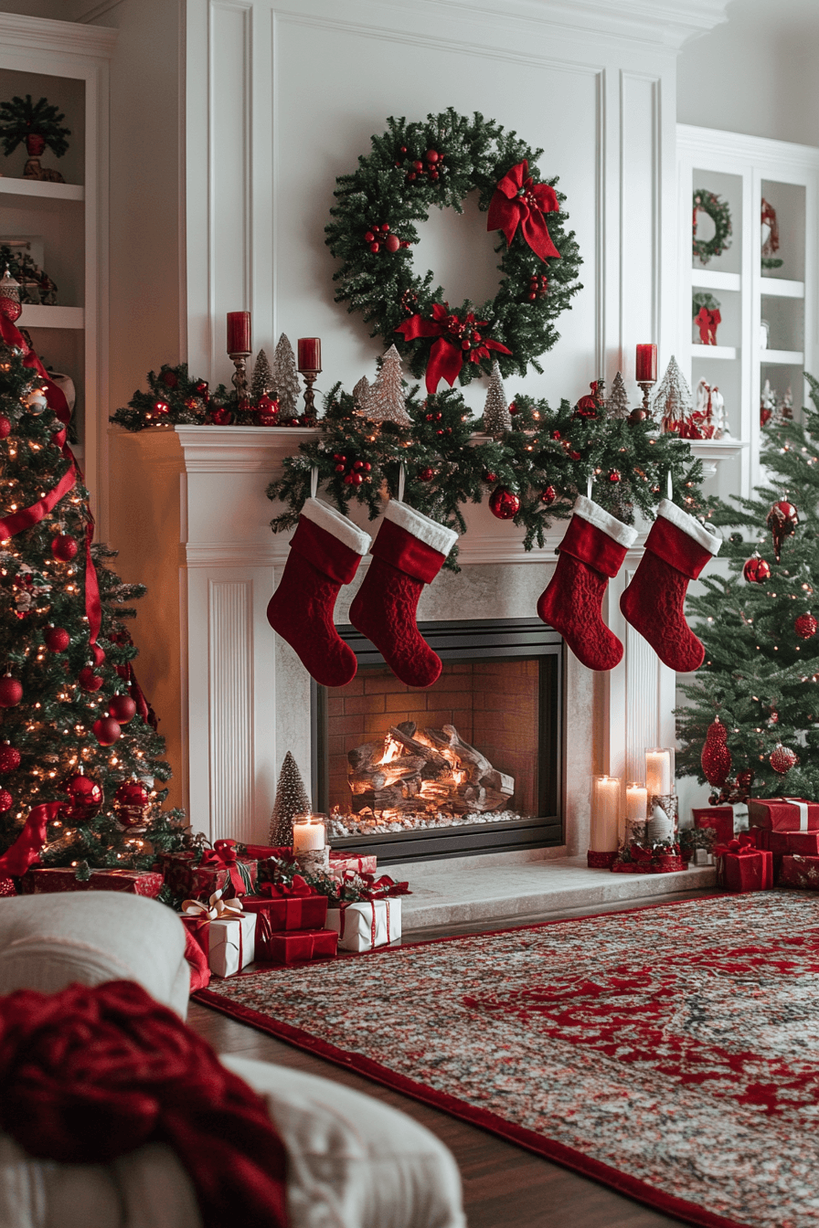 25 Christmas Mantel Decor Themes for a Stunning Seasonal Display