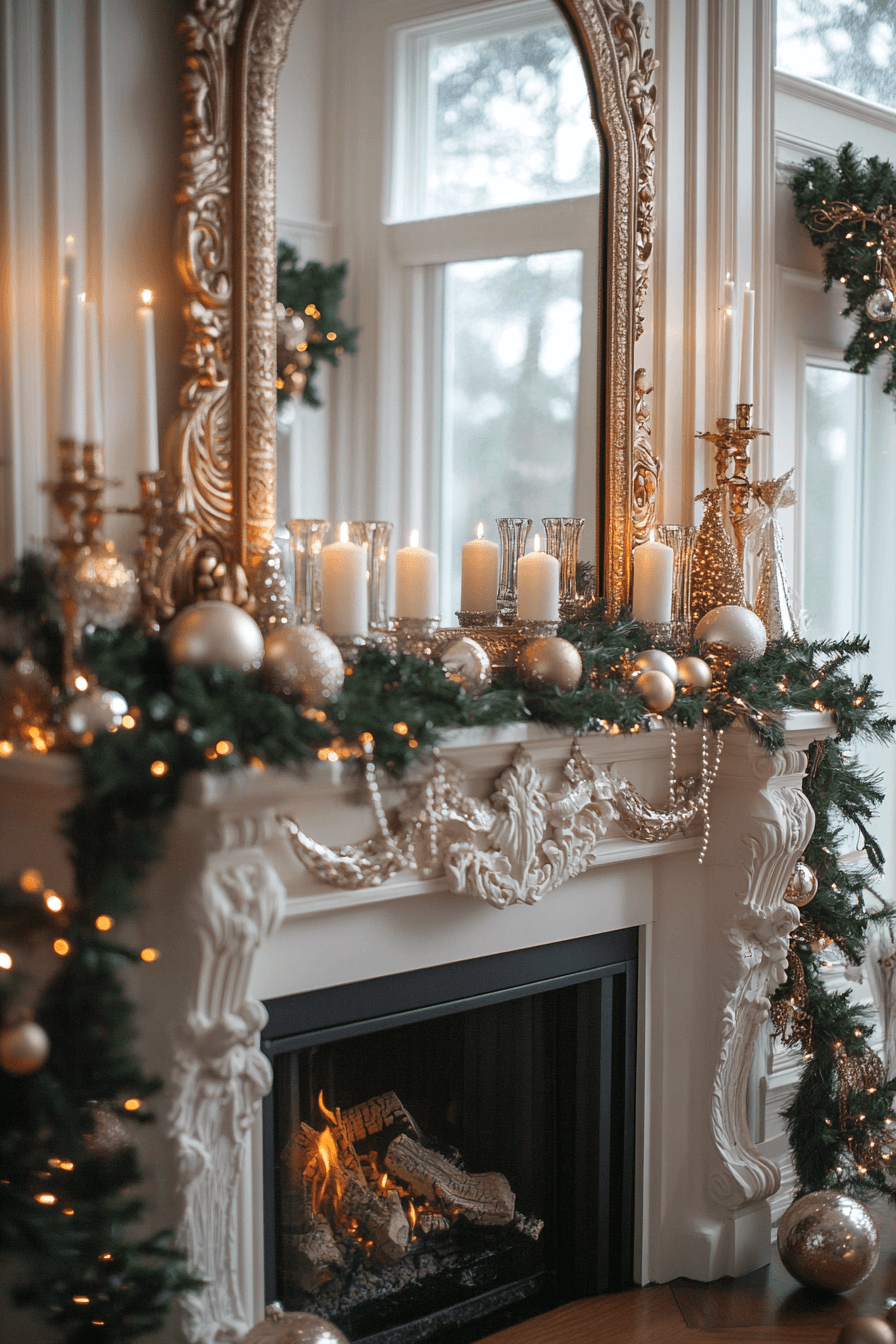 25 Fireplace Christmas Decorations That Add Cheer to Every Night