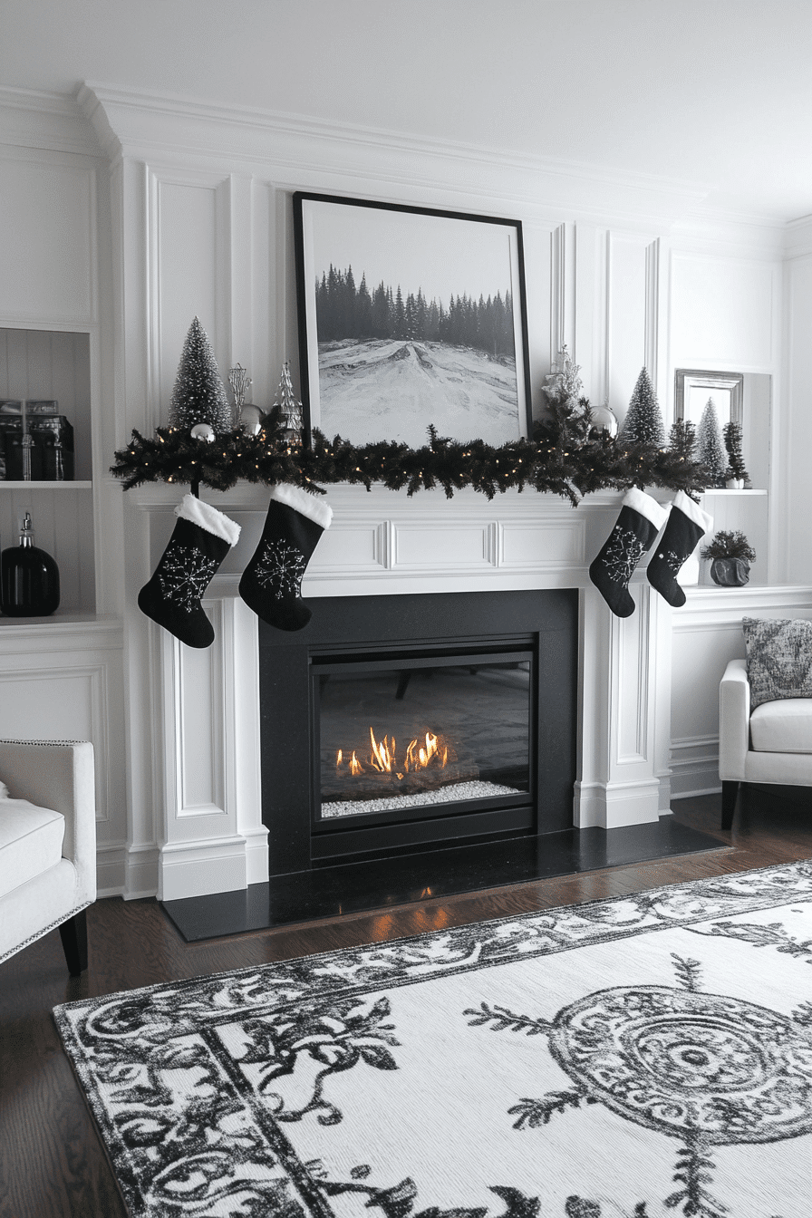 25 Christmas Fireplace Decor Inspirations for a Merry Winter Scene