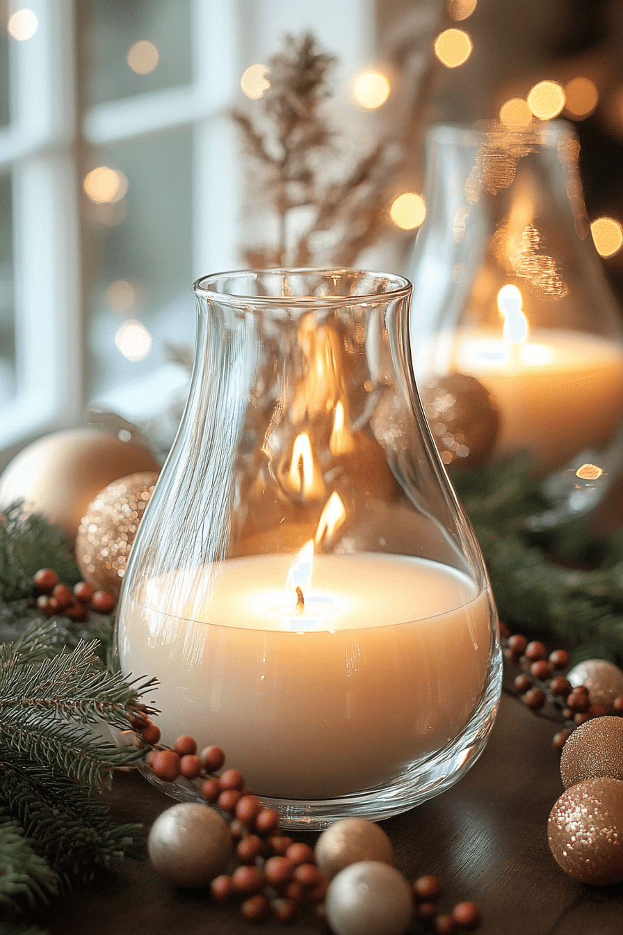 25 Christmas Candle Decor Ideas to Brighten Every Festive Moment