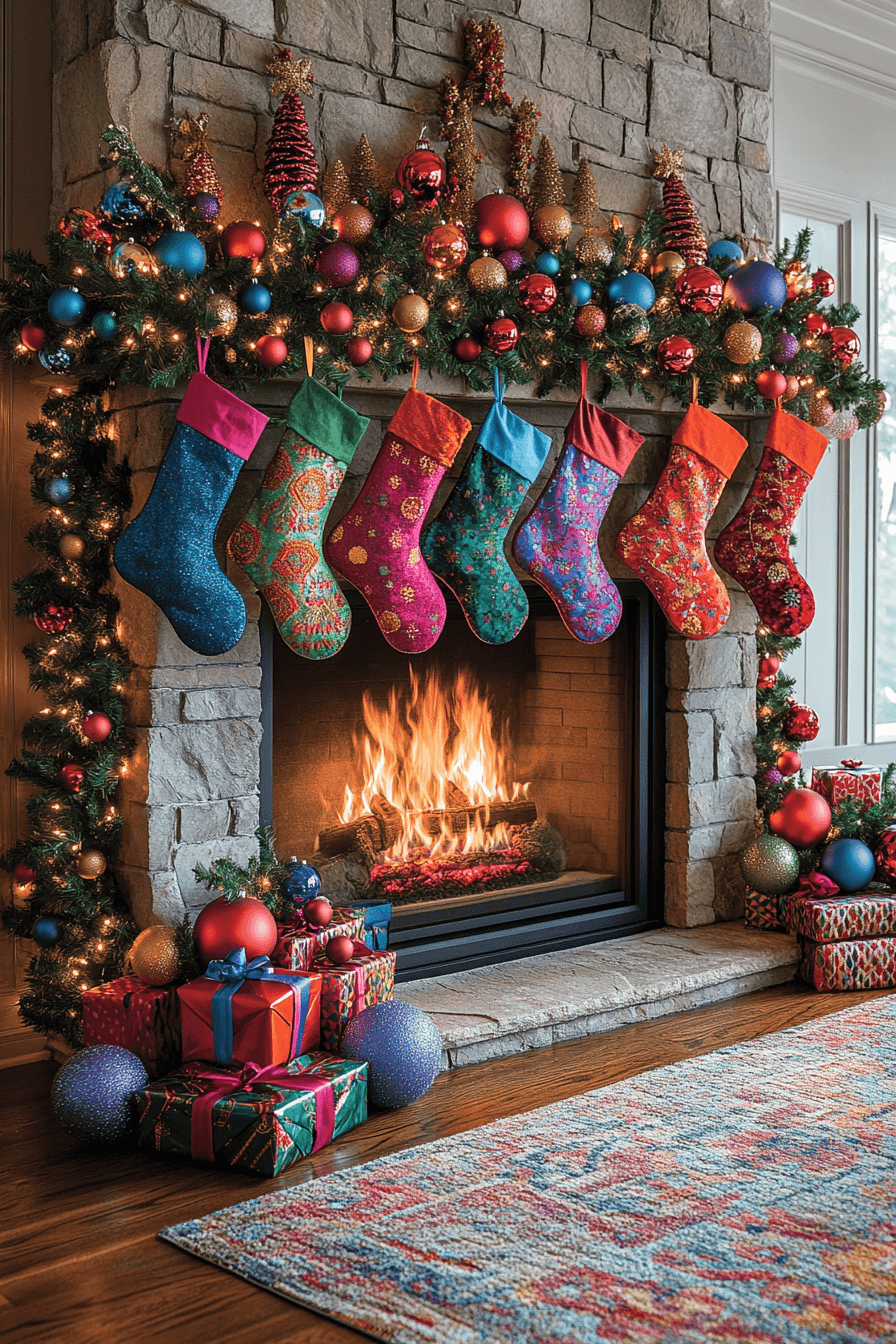 25 Fireplace Christmas Decorations That Add Cheer to Every Night