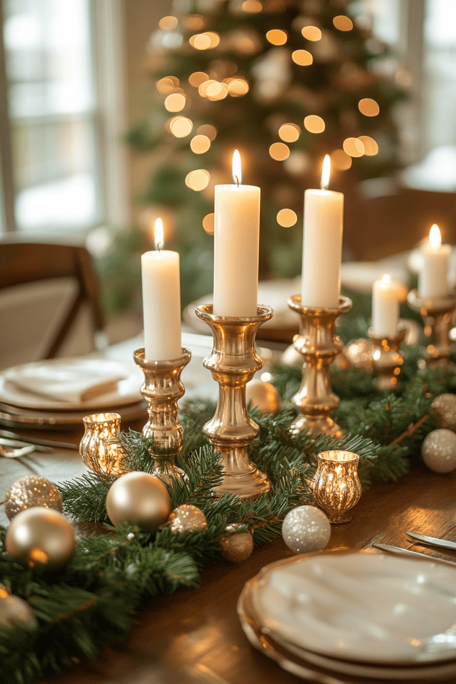 25 Christmas Candle Decor Ideas to Brighten Every Festive Moment