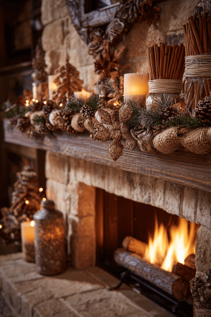 25 Christmas Fireplace Decor Inspirations for a Merry Winter Scene