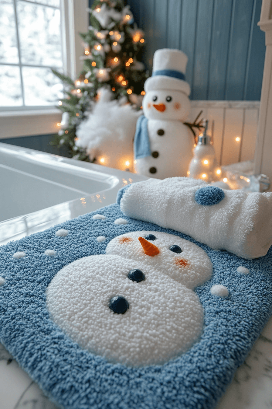 25 Christmas Bathroom Decor Inspirations for a Bright Seasonal Glow