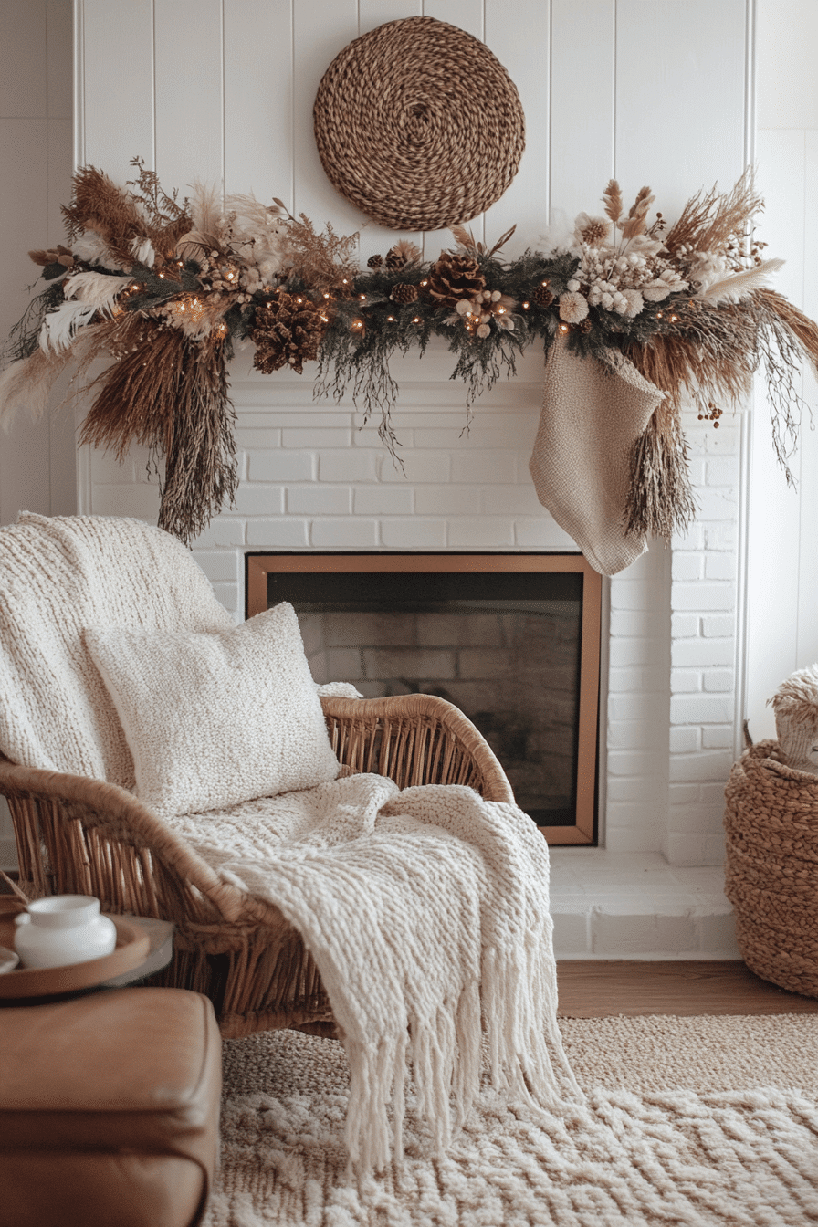 25 Christmas Mantel Decor Themes for a Stunning Seasonal Display