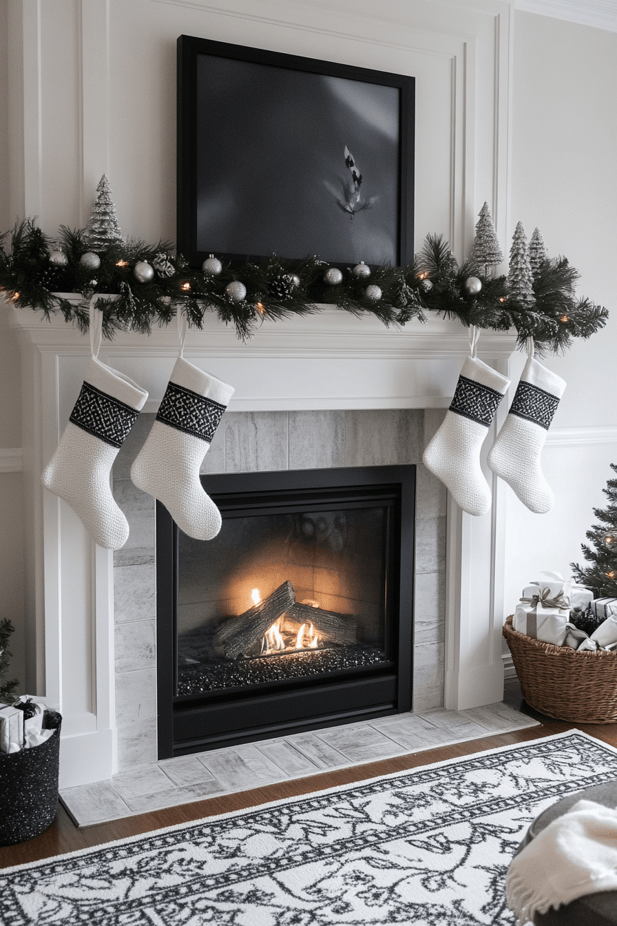 25 Christmas Fireplace Decor Inspirations for a Merry Winter Scene