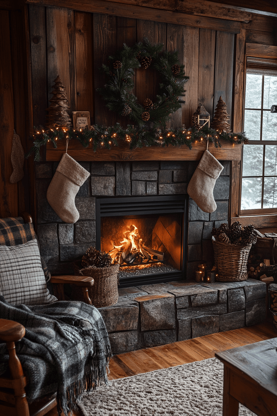 25 Christmas Fireplace Decor Inspirations for a Merry Winter Scene