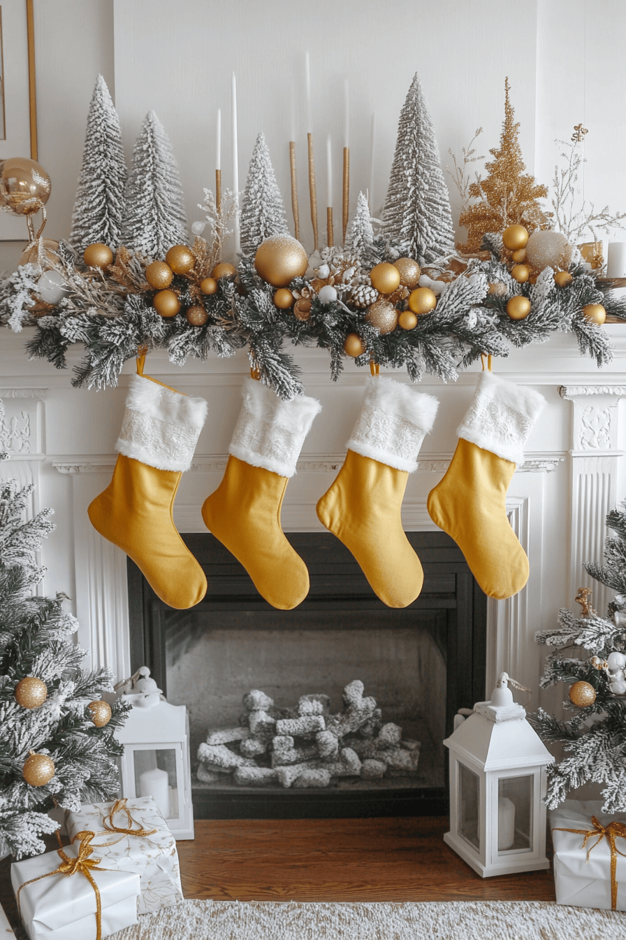 25 Christmas Fireplace Decor Inspirations for a Merry Winter Scene