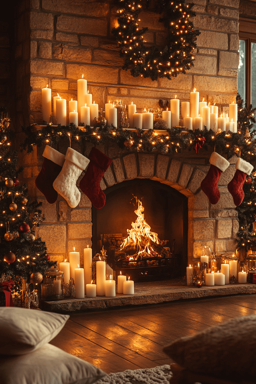 25 Christmas Candle Decor Ideas to Brighten Every Festive Moment