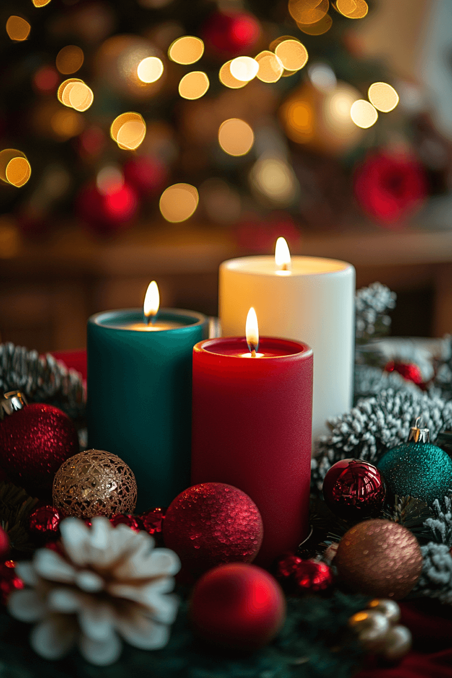 25 Christmas Candle Decor Ideas to Brighten Every Festive Moment