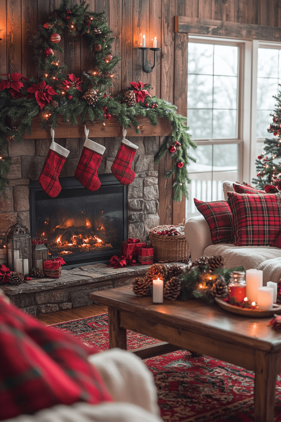 25 Christmas Mantel Decor Themes for a Stunning Seasonal Display