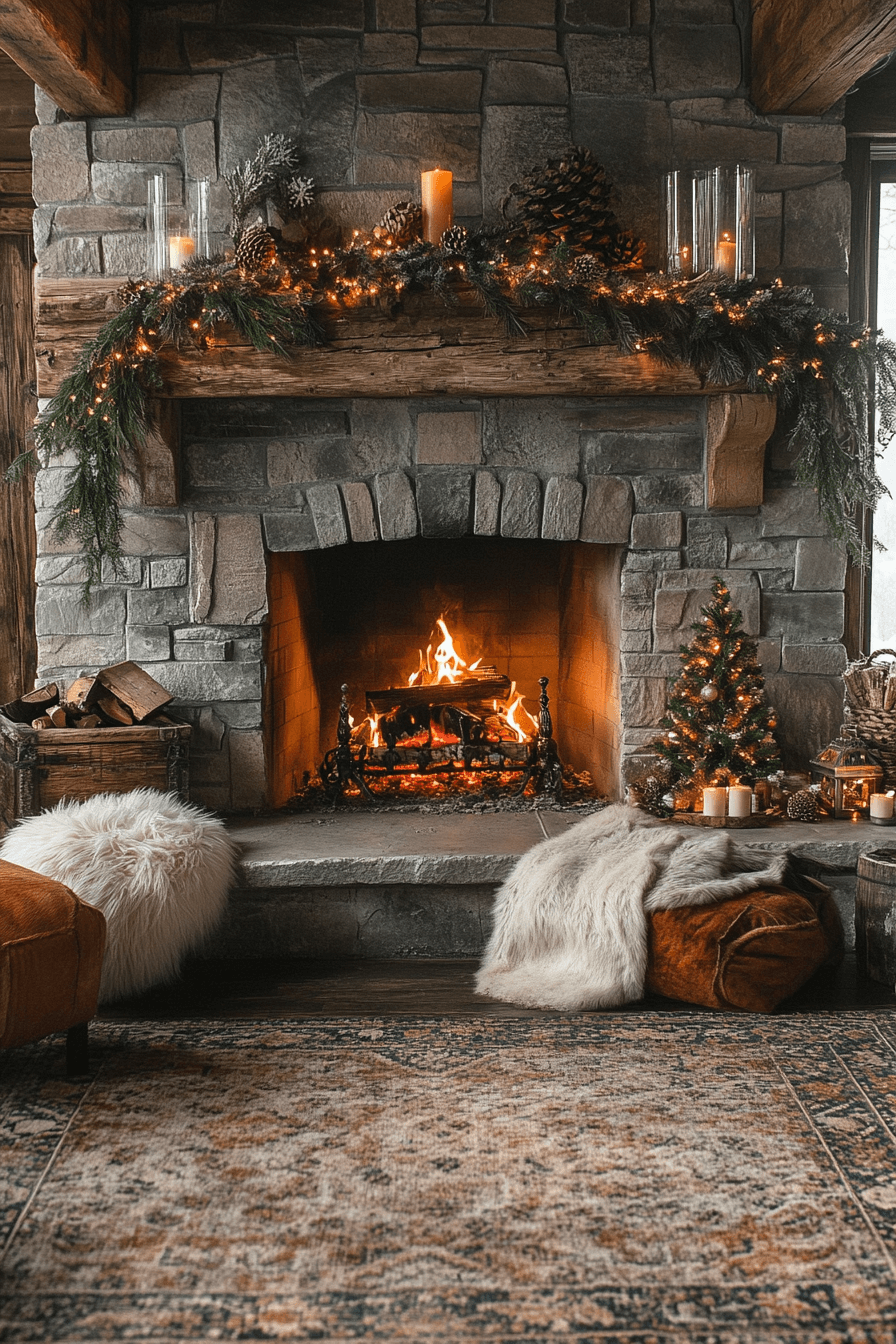 25 Fireplace Christmas Decorations That Add Cheer to Every Night