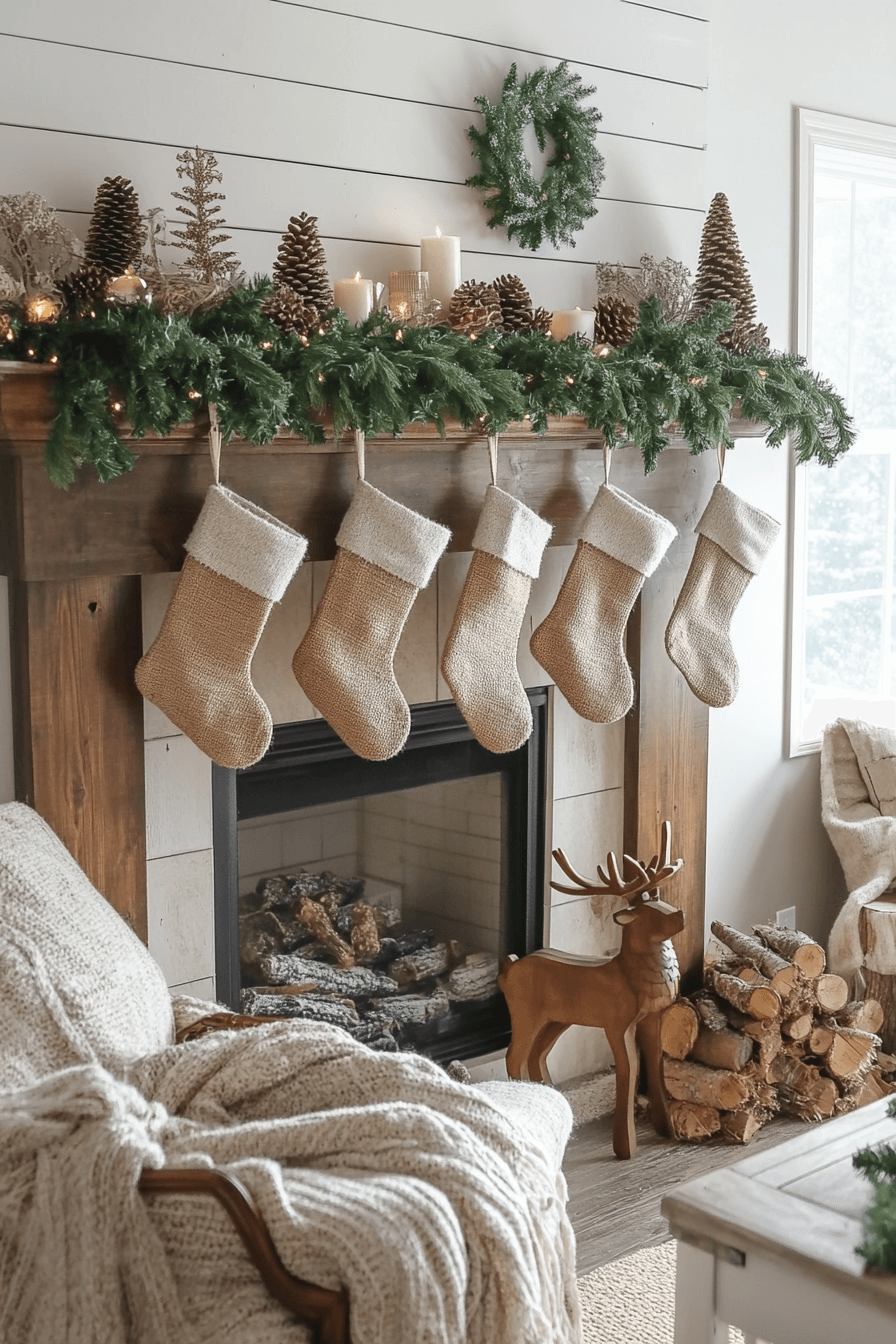 25 Christmas Mantel Decor Themes for a Stunning Seasonal Display