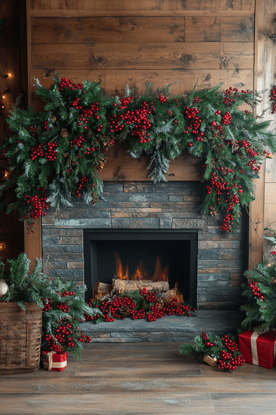 25 Fireplace Christmas Decorations That Add Cheer to Every Night