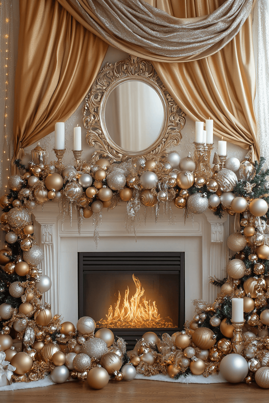 25 Christmas Fireplace Decor Inspirations for a Merry Winter Scene