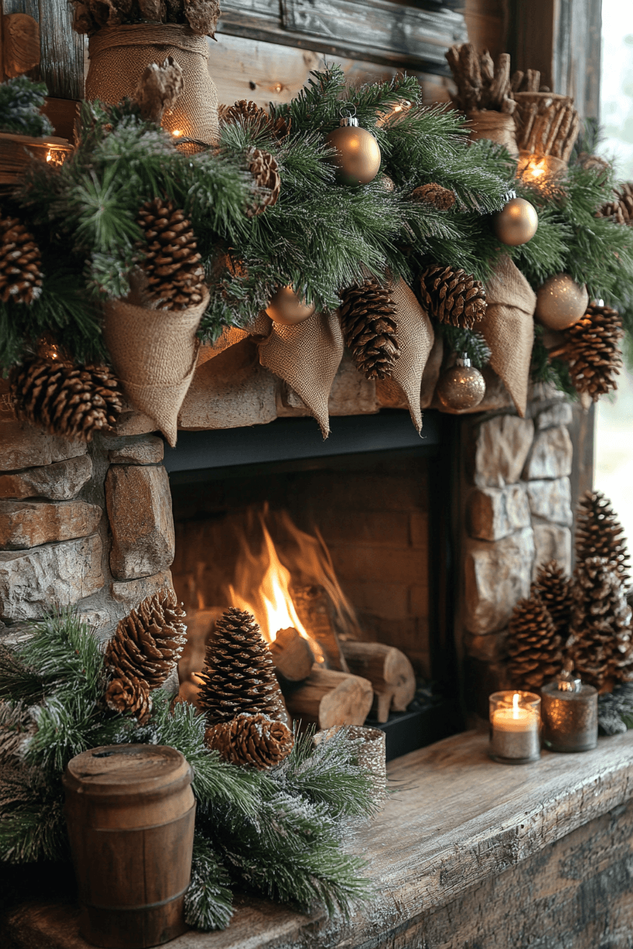 25 Fireplace Christmas Decorations That Add Cheer to Every Night