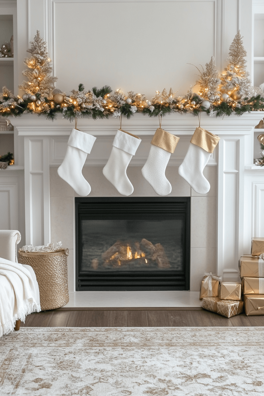 25 Christmas Fireplace Decor Inspirations for a Merry Winter Scene