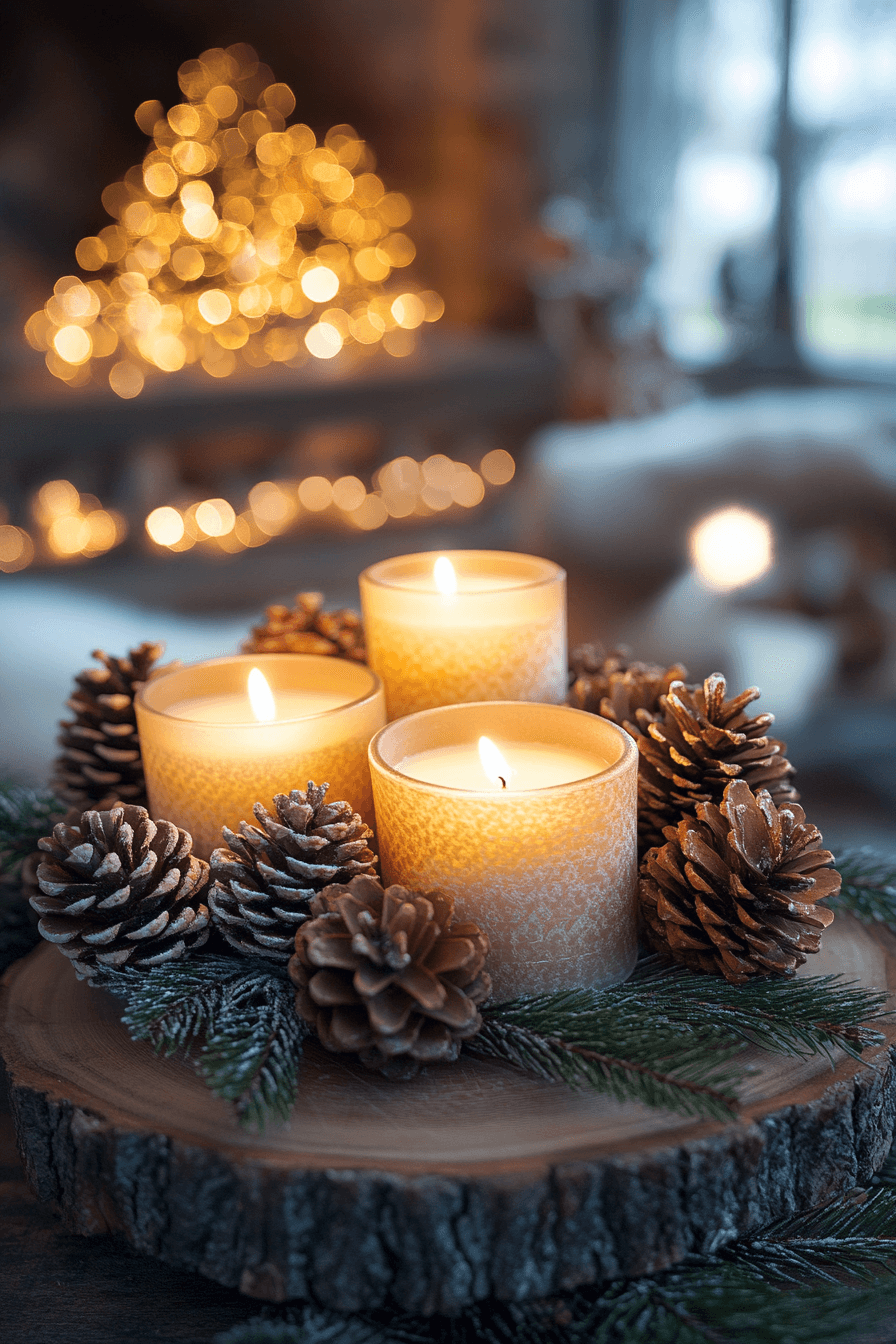 25 Christmas Candle Decor Ideas to Brighten Every Festive Moment