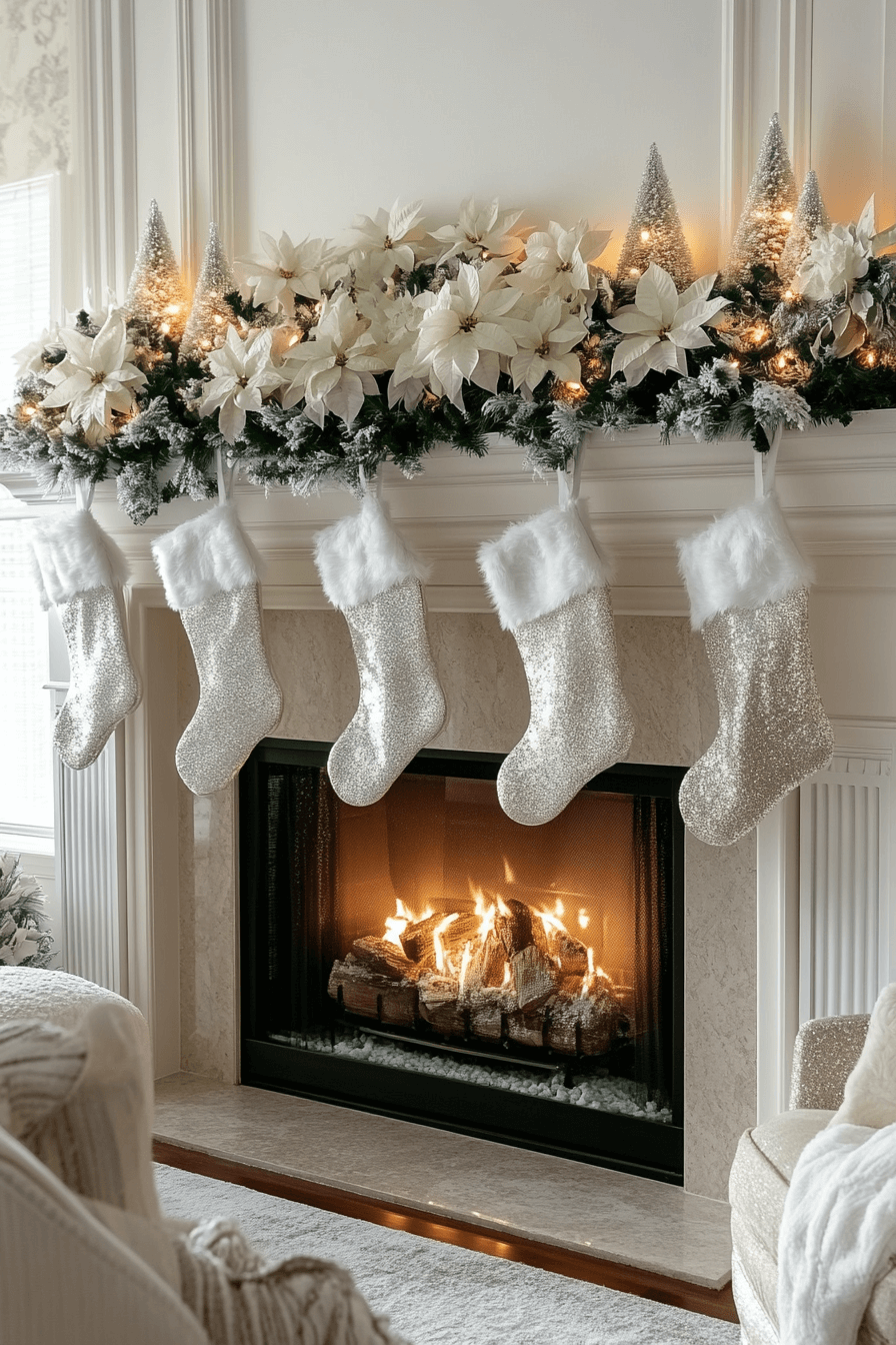 25 Fireplace Christmas Decorations That Add Cheer to Every Night