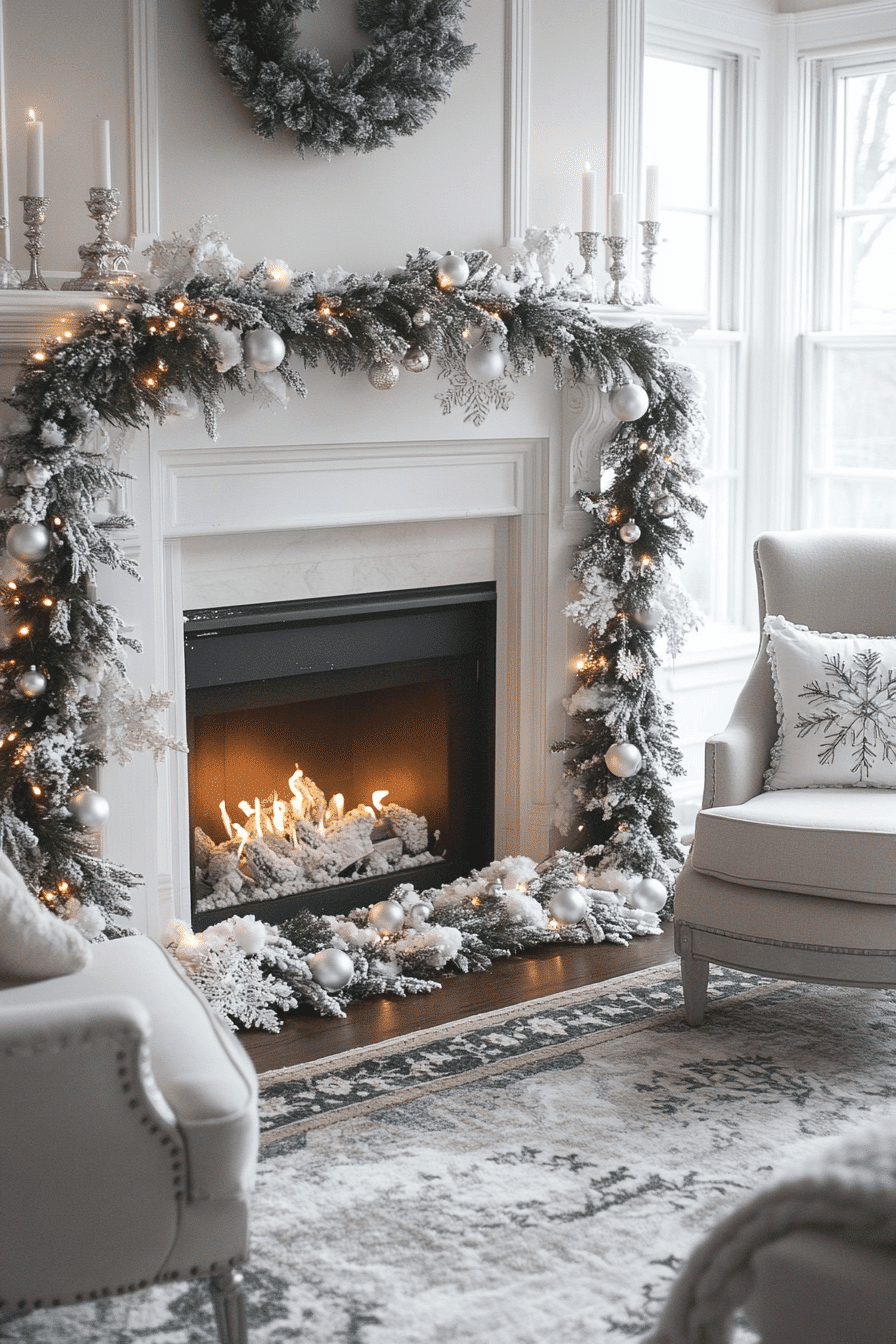 25 Christmas Fireplace Decor Inspirations for a Merry Winter Scene