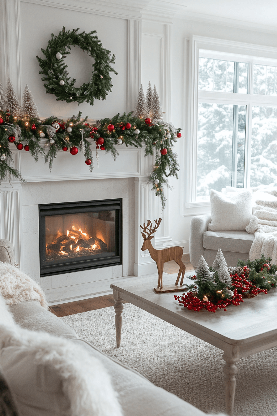 25 Christmas Mantel Decor Themes for a Stunning Seasonal Display