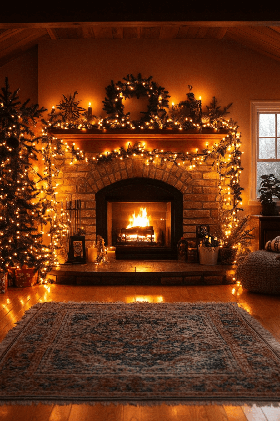 25 Fireplace Christmas Decorations That Add Cheer to Every Night