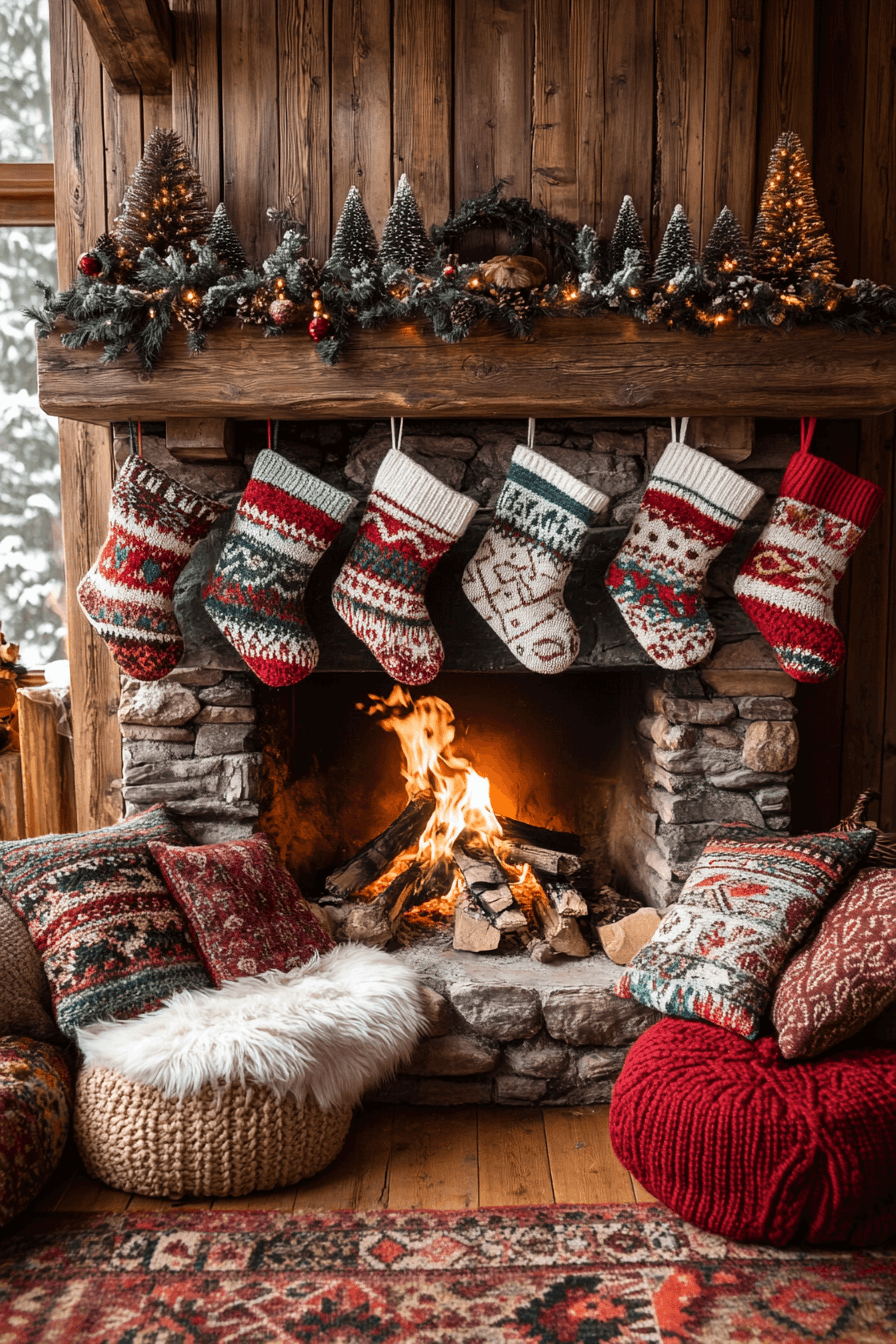 25 Christmas Fireplace Decor Inspirations for a Merry Winter Scene