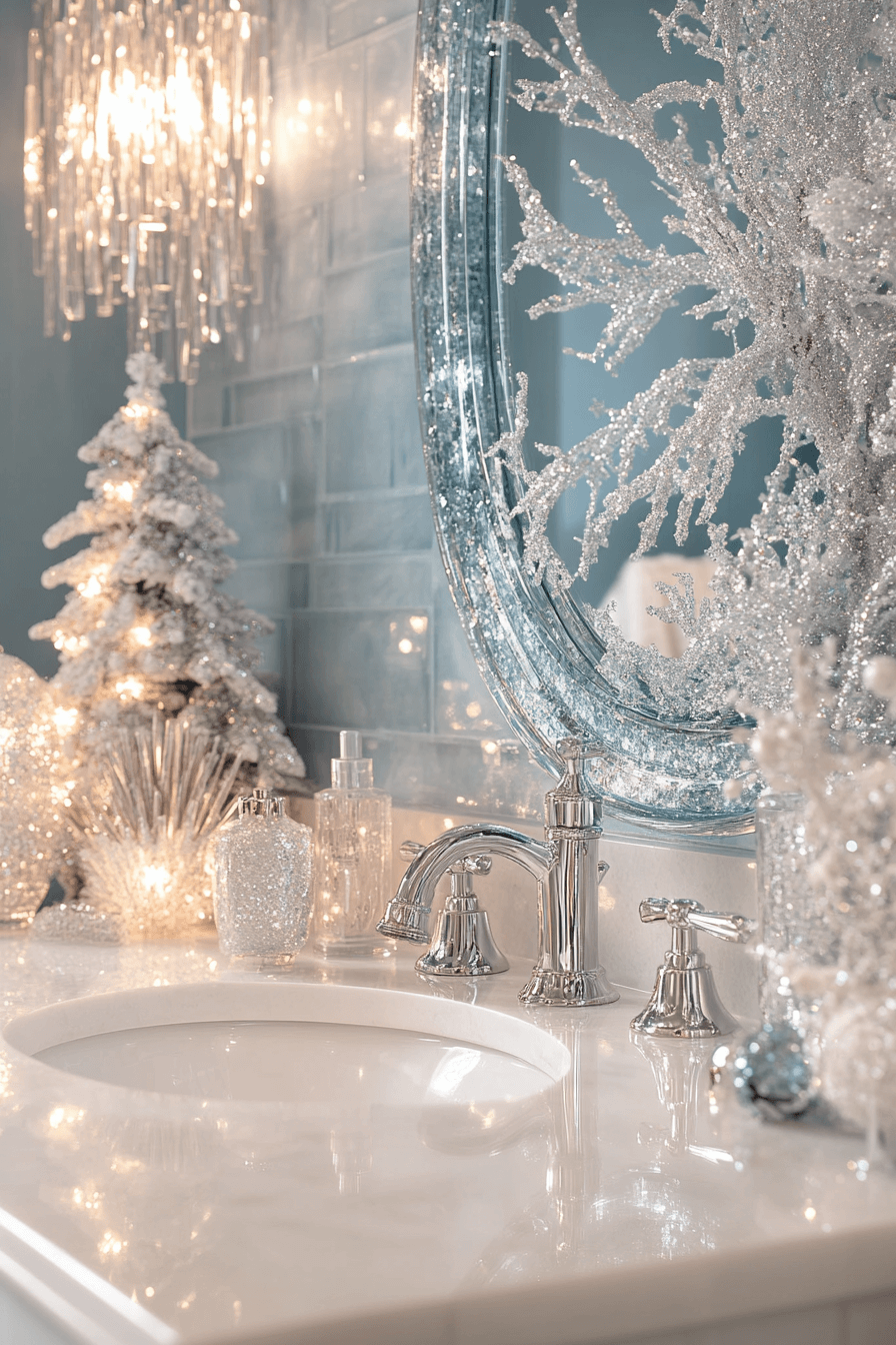 25 Christmas Bathroom Decor Inspirations for a Bright Seasonal Glow