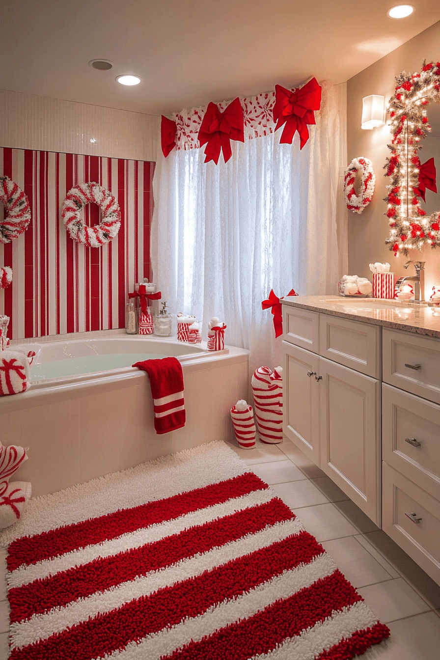 25 Christmas Bathroom Decor Inspirations for a Bright Seasonal Glow
