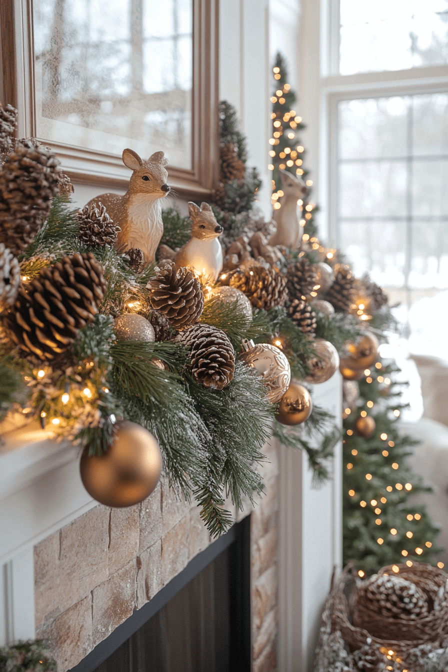25 Christmas Mantel Decor Themes for a Stunning Seasonal Display