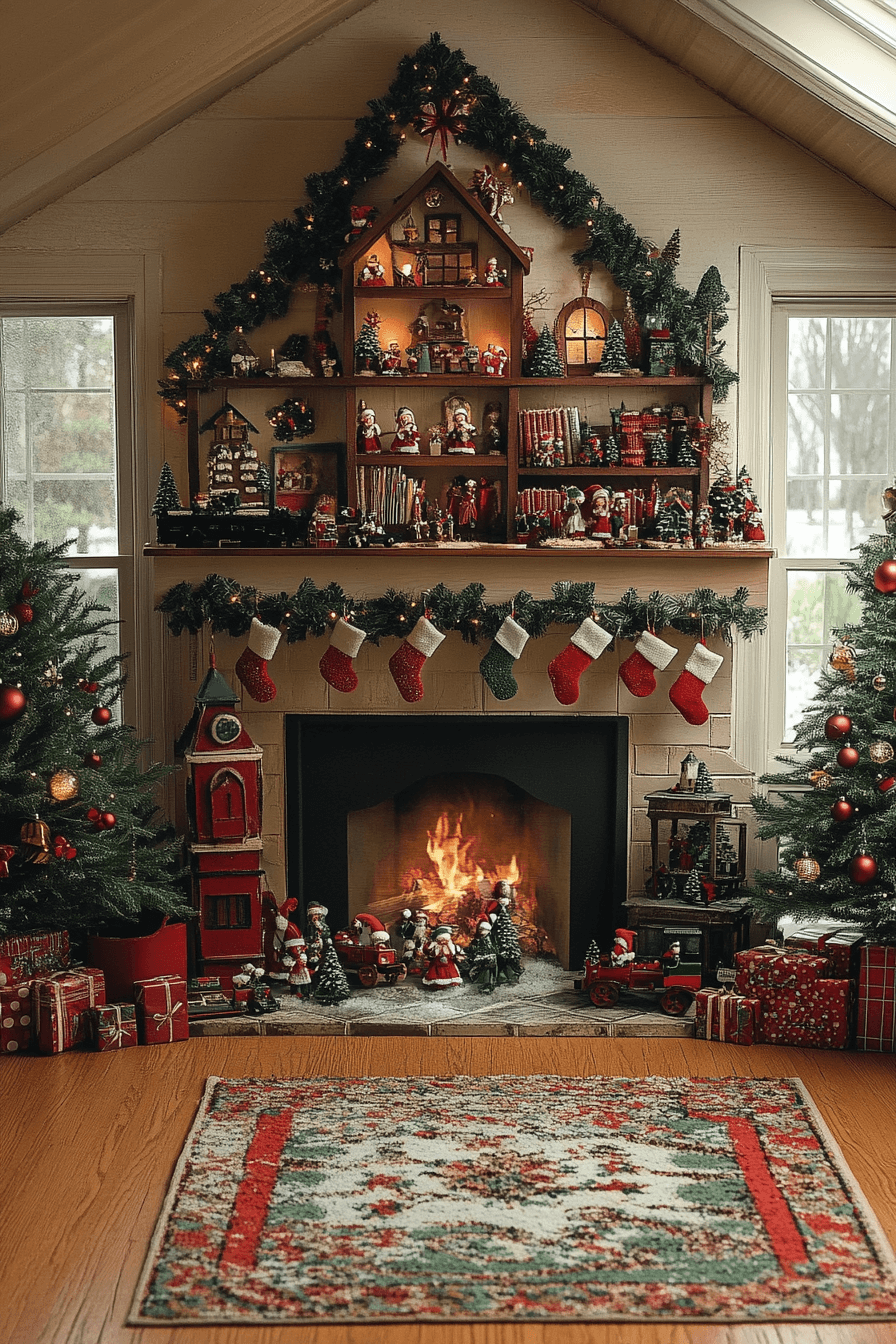 25 Christmas Fireplace Decor Inspirations for a Merry Winter Scene