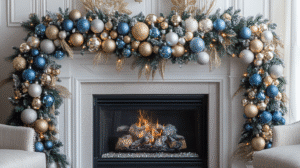 christmas fireplace decor