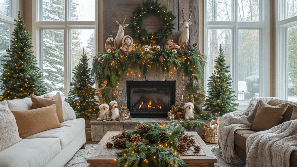 25 Christmas Mantel Decor Themes for a Stunning Seasonal Display